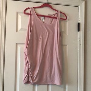 Pink maternity tank